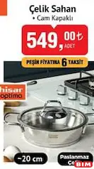 HİSAR OPTİMA ÇELİK SAHAN CAM KAPAKLI HİSAR OPTİMA ÇELİK SAHAN CAM KAPAKLI
